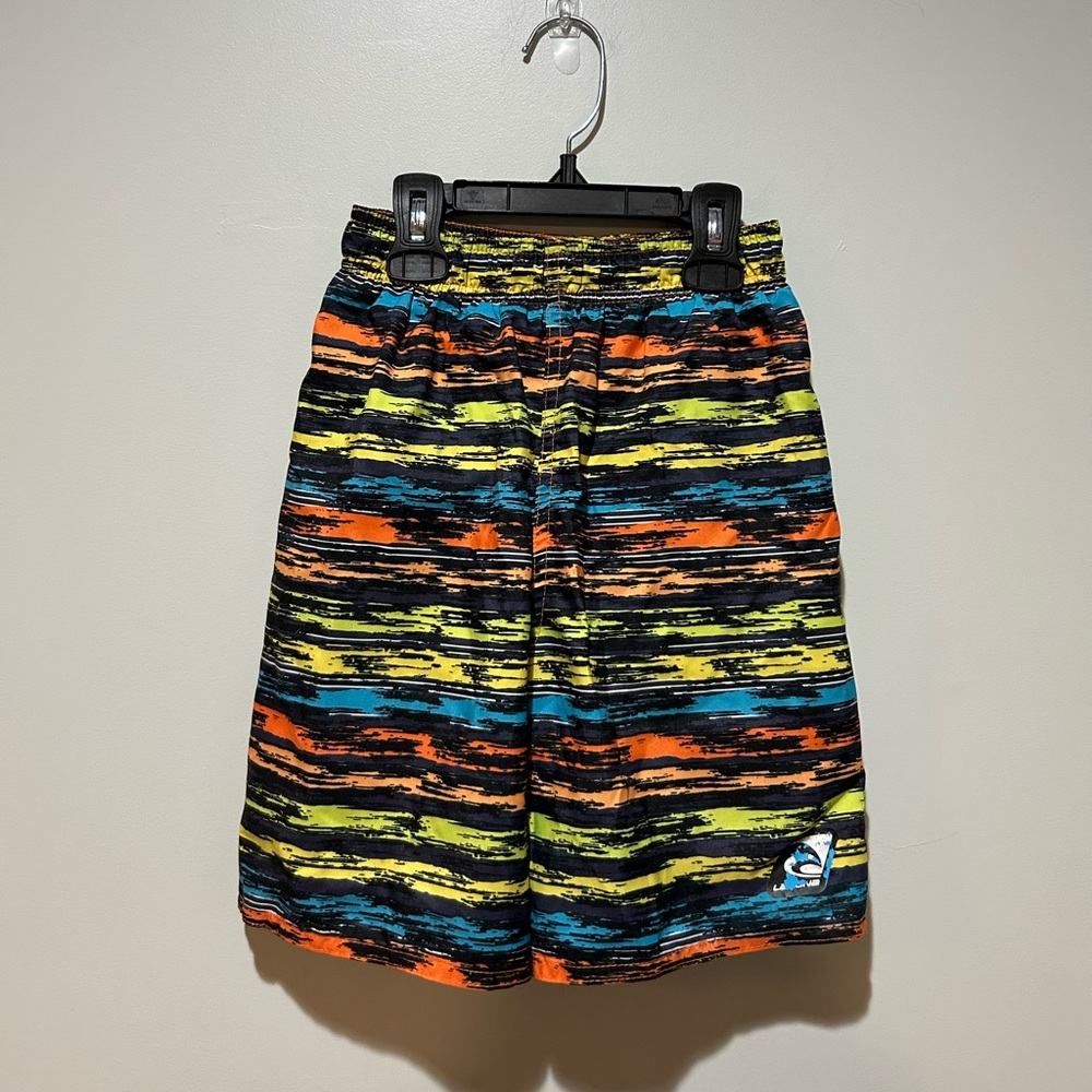 Laguna B Kids Striped Swim Trunks - Multicolor